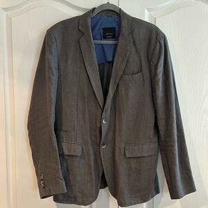 Zara Man Charcoal Gray Sport Coat, Size 42